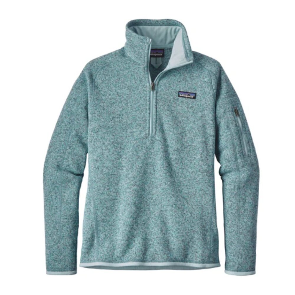 Patagonia Women's Better Sweater 1/4 Quarter Zip in‎ Tubuluar Blue Size Medium